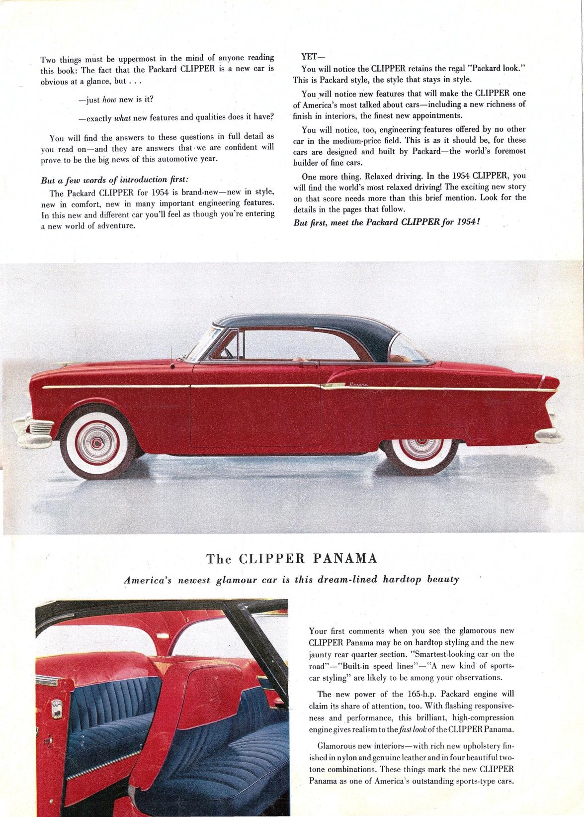1953 Packard Clipper Brochure Page 15